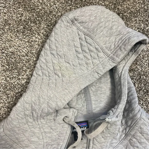 Patagonia Organic Cotton Quilt Full-Zip Hoodie - Small - Picture 7 of 9